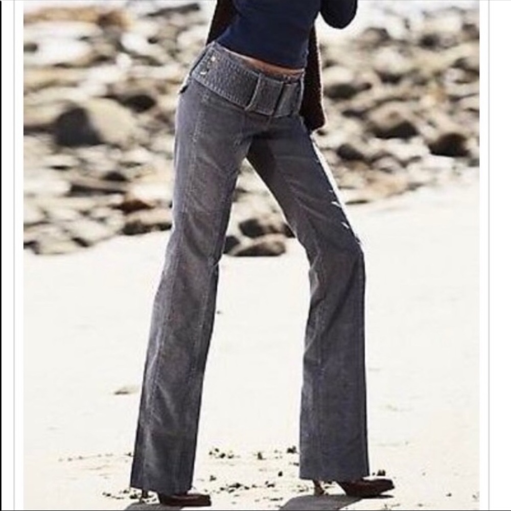 New corduroy London Jean gray pants